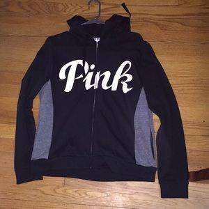 PINK zip up hoodie